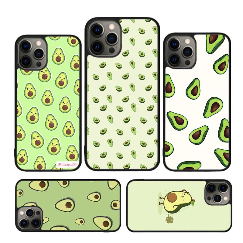 Cute Avocado Phone Case for iPhone 17 Air 16 PRO MAX 15 14 PLUS 12 11 13 Back Cover Fundas Shell coque
