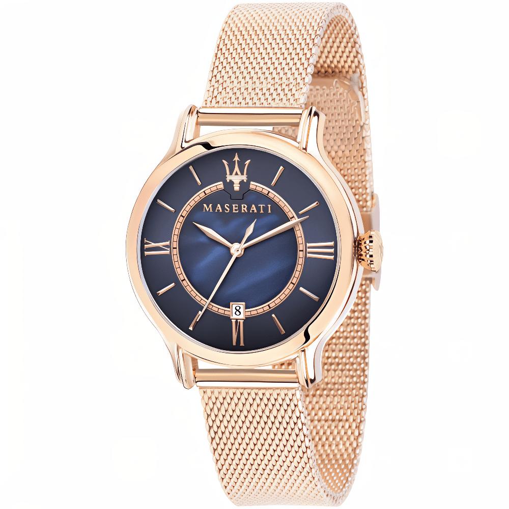 Maserati R8853118503 Epoca Blue Mother Of Pearl Dial Ladies Watch