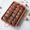 Профессиональная форма для выпечки с 18 полостями, антипригарная квадратная решетка, форма для шоколадного десерта, торта, кухонная форма для выпечки пирожных