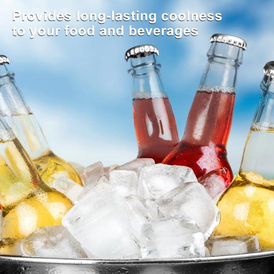 Силиконовая форма для кубиков льда, многоразовый большой лоток для кубиков льда для кулеров, поездок на пляж, формочки для блоков льда для морозильной камеры, аксессуары для ледяной ванны