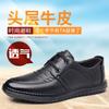First layer cowhide men's shoes business casual shoes spring and summer breathable beef tendon sole genuine leather driving shoes men's leather shoes 
