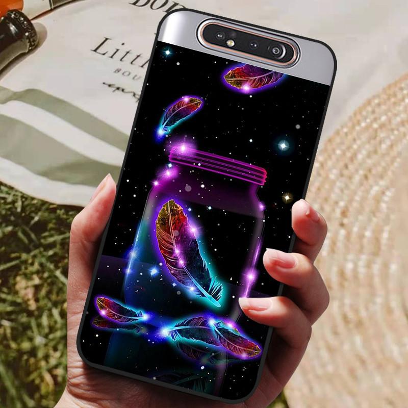 Чехол для Samsung A80 Силиконовая задняя крышка Чехол для телефона Для Samsung Galaxy A80 Чехлы для Galaxy A 80 A805F A805 Мягкий бампер Funda
