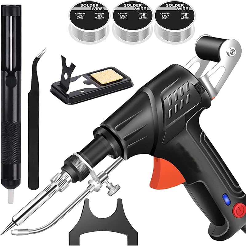 Internally Heated Industrial Welding Tools, Hand Held Welder (BLACK)