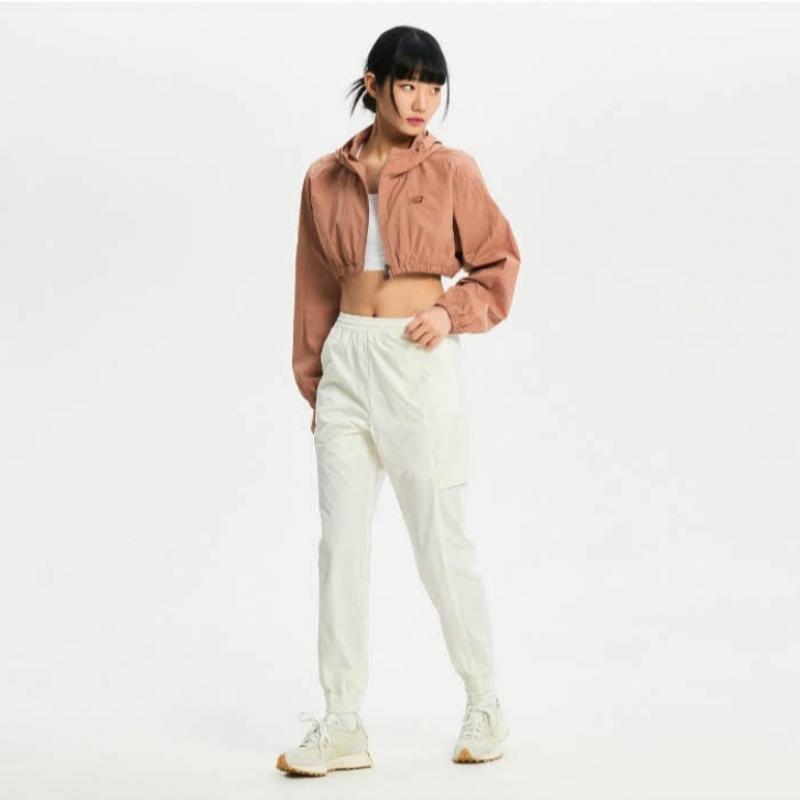 New Balance Брюки Lqj Nbnte2w412 64 Женские нейлоновые эластичные брюки-джоггеры