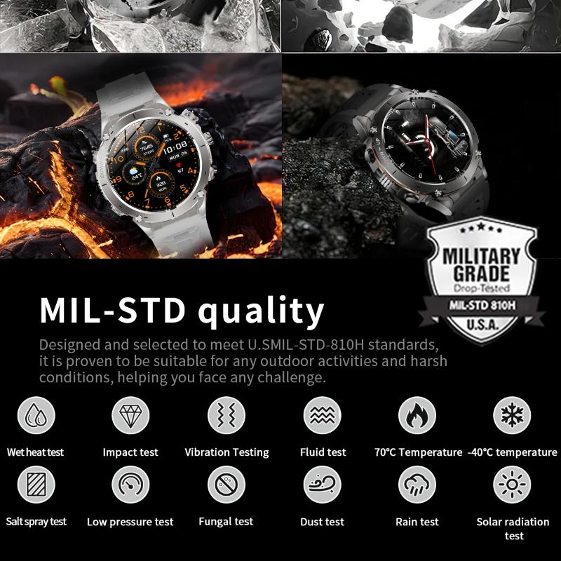 2025 New Ultra GPS Smart Watch 10ATM Waterproof Built-in Dual-band GNSS Compass Military Sport Men SWIM Bracelet For Xiaomi IOS