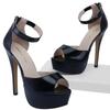 Women Sandals Sexy Pumps 14CM Super High Heels Open Toe Ankle Strap Sandal Platform Gladiator Stiletto Party Dress Wedding Shoes Shoe