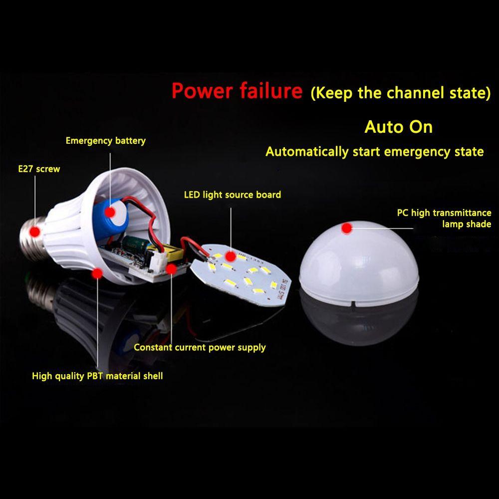 Flashlight USB Rechargeable Smart Emergency Light Camping Lantern Bulb LED Touch Light LED Bulbs