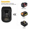 USB-адаптер-конвертер с выходным портом USB, совместимый для 20 В Dewalt Milwaukee M18, конвертер в