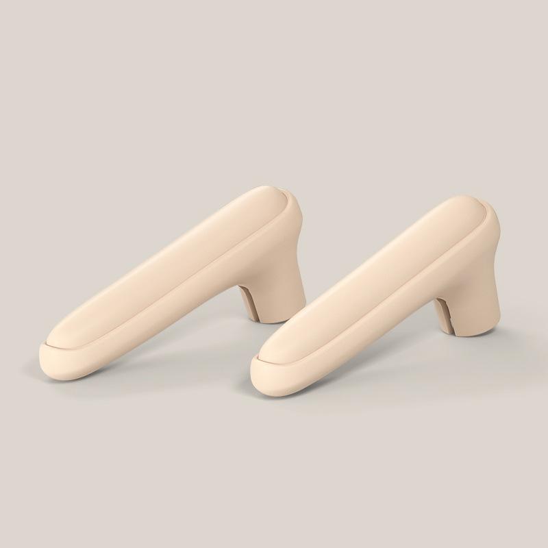 L-образный сплошной цвет, утолщенный силиконовый чехол для дверной ручки, домашний детский защитный чехол для дверной ручки, защита от столкновений