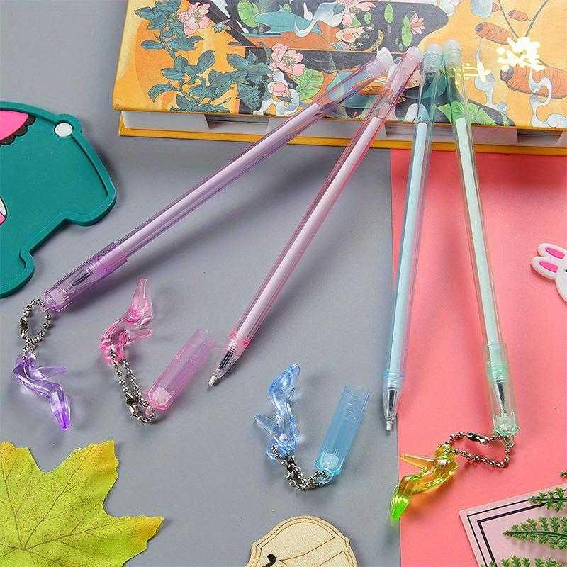 10 шт. 0,5 мм высококачественная имитация кристаллов в стиле туфель на высоком каблуке, подвеска-ручка, симпатичная канцелярская подвеска, гелевая ручка, креативная ручка на водной основе для девочек