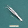 Пинцеты из нержавеющей стали с нескользящими наконечниками, изогнутая и прямая головка, для офтальмологии и ремонта электрооборудования, длинный зажим для водных растений, доставка поштучно