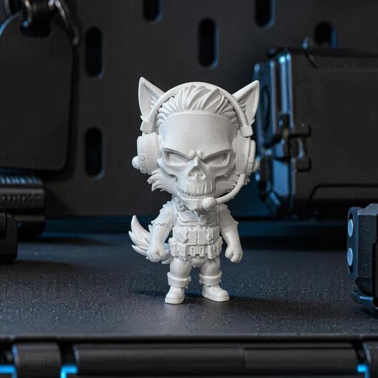 Игровая Фигурка Декор 3D Печатный Красный Волк Брелок, Сила Фигурка Действия Подвеска, Персонаж Коллекционный Брелок с Детализированной Лепкой, Милый