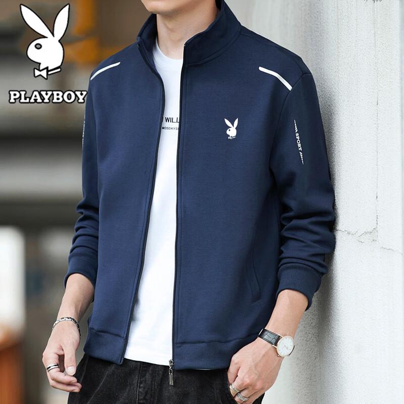 PLAYBOY Мужская повседневная куртка со стоячим воротником