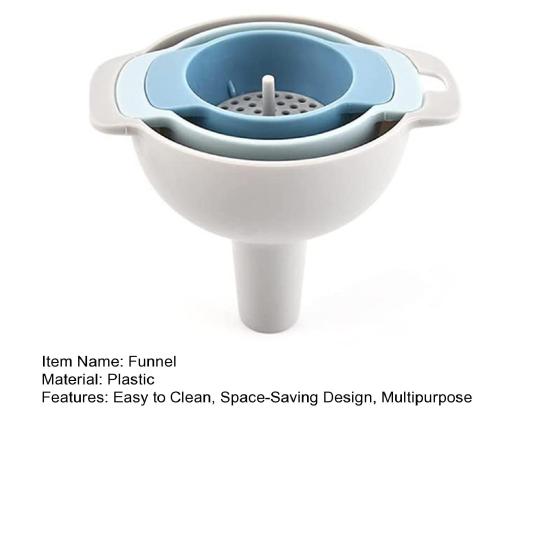 Кухонные воронки Yousheng для наполнения бутылок Кухонные воронки со съемным сетчатым фильтром Без БФА Воронка для пищевых масел для бутылок Специи Порошки