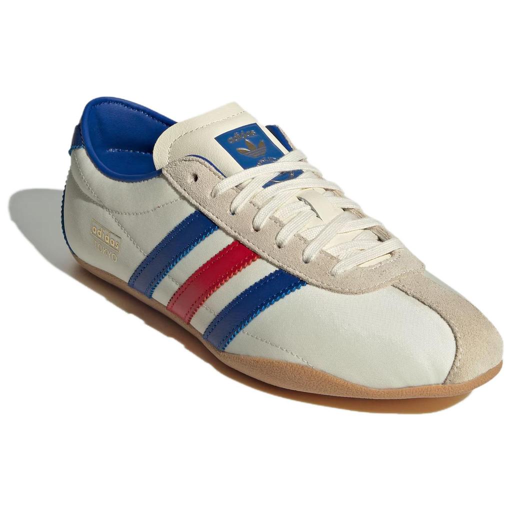 Adidas Кроссовки женские Tokyo Cream Royal Red Кремово-белые Королевско-синие Резиновая подошва JQ0585
