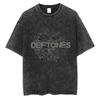 Новая хип-хоп футболка Deftones с коротким рукавом, круглым вырезом, состаренная, в стиле Y2k, мужская одежда, новый топ и футболка, мужская футболка Camisetas