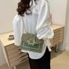 Летняя легкая роскошная новая стильная модная маленькая ароматная сумка с высоким темпераментом на цепочке через плечо модная маленькая квадратная сумка