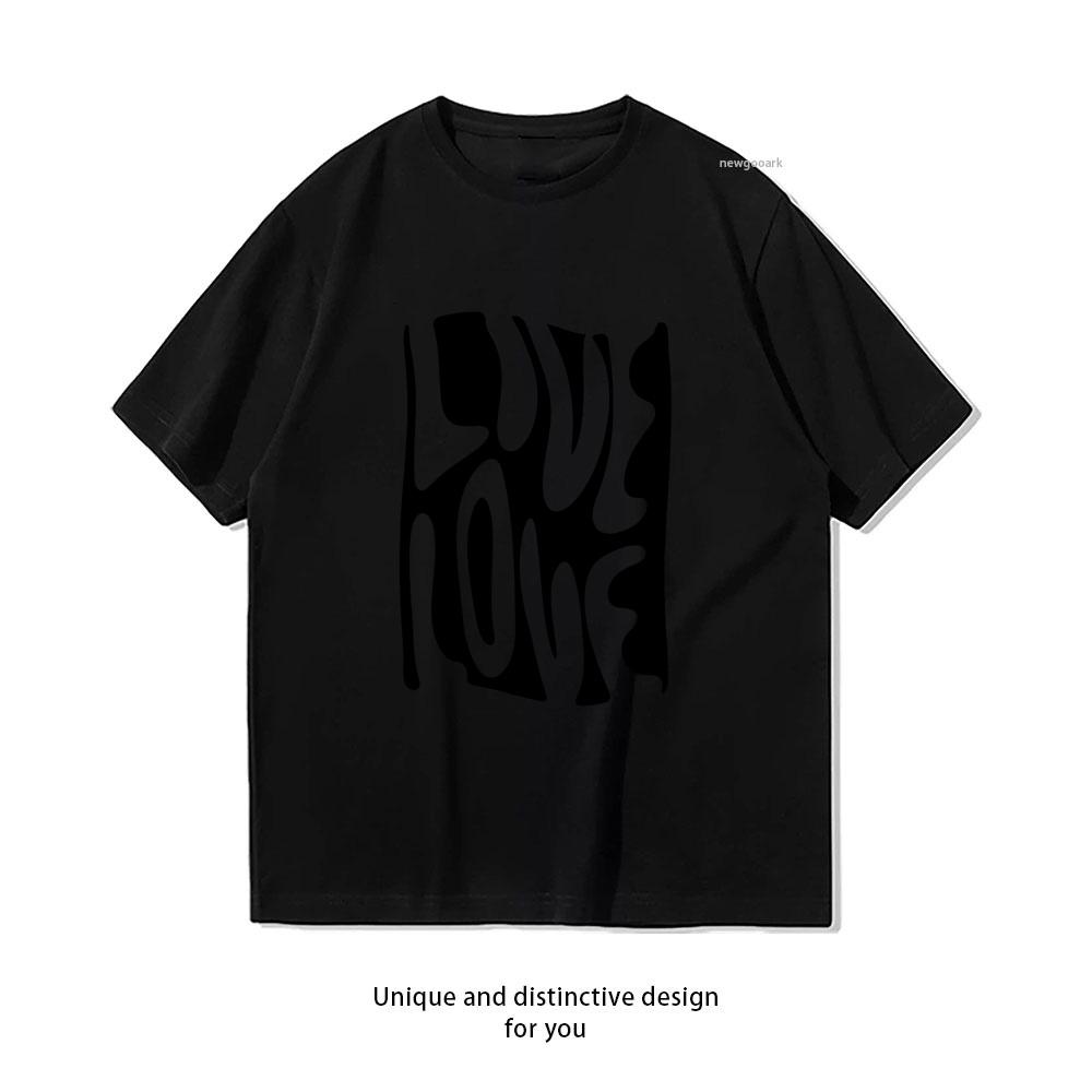 Live Love 70s Retro Liquid Groovy Shirt Woman Man Summer Cotton Graphic T Shirts Classic Oneck Breathable Tops Tee fashion