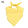 Cute Dots Plaid Neckerchief Triangle Scarf Pet Bandanas Pet Collars Dog Scarf Cat Neck Scarf