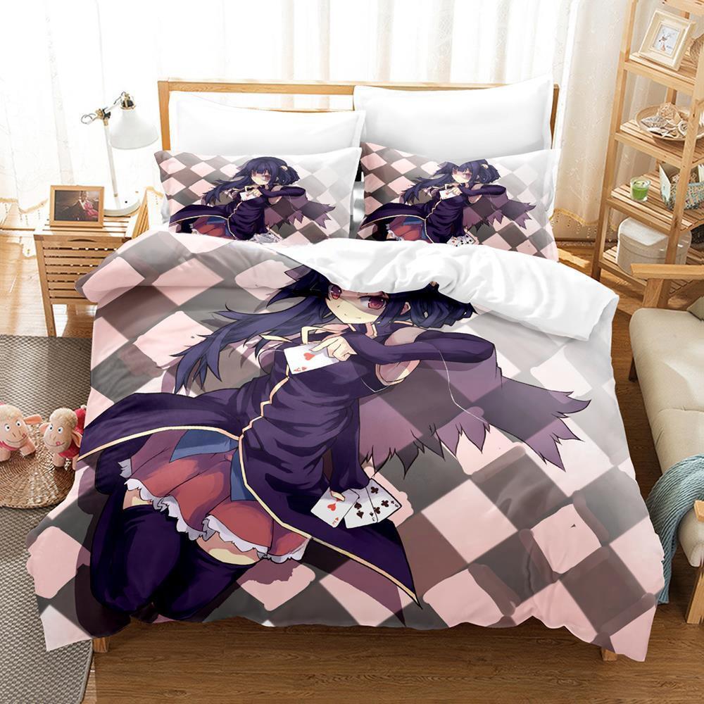Новый комплект постельного белья Game No Game No Life Sora and Shiro Single Twin Full Queen King Size Bed Set Adult Kids Bedroom Duvet Cover Sets