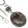 Pendant Amrican Jasper Gemstone Handmade Gift For Her Silver Jewelry 2.5"
