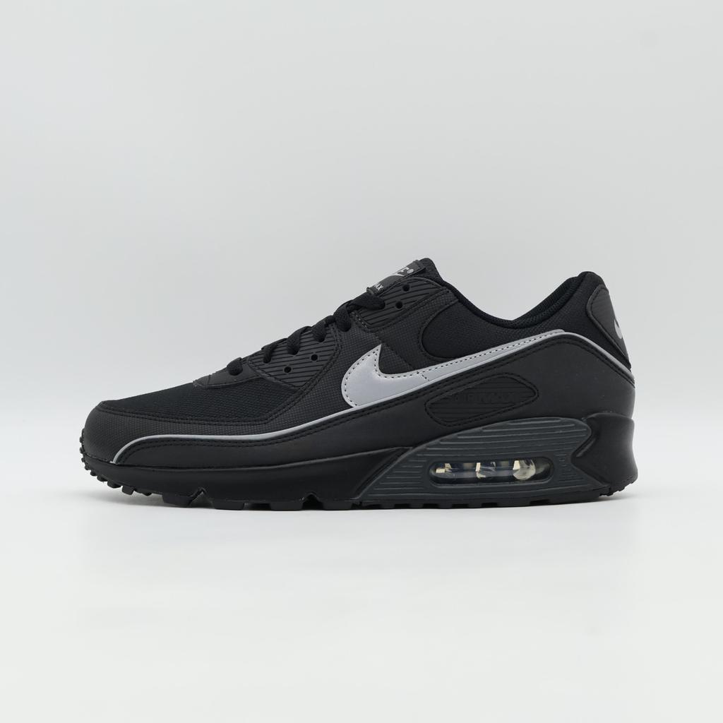 HV4517-002 Nike Air Max 90 Черный Светоотражающий (Мужской)