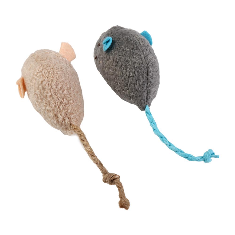 Забавная портативная интерактивная мягкая игрушка для котят с кошачьей мятой, обучающая игрушка для кошек, имитация мыши