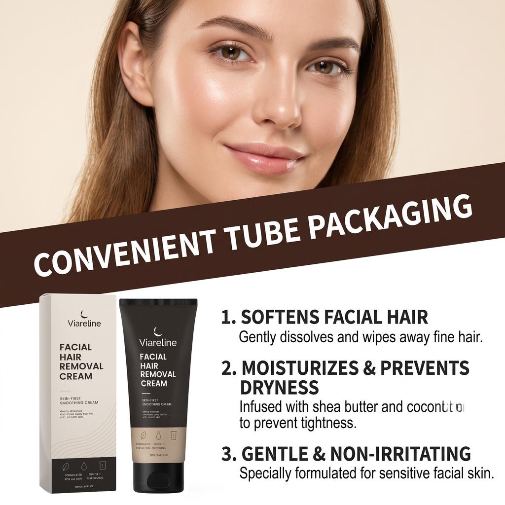 VIARELINE Hair Removal - Moisturizing, Gentle, Smoothing