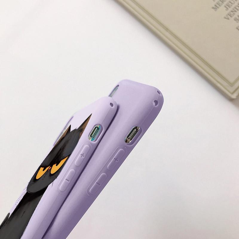 Модный чехол Cat для iPhone Samsung A55 S24 S25 A06 Xiaomi Redmi Note 13 Pro 14C Huawei Honor Realme противоударный бампер для телефона матовый чехол с защитой от царапин