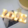 Letter Light Battery Express Love Props Operated Romantic LED Marquee Letters Love Sign