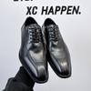 Hot New Gentleman Men's Leather Shoes Classic Business Style Dress Up Party Office Groom's Wedding Quality Daily Adult Shoes