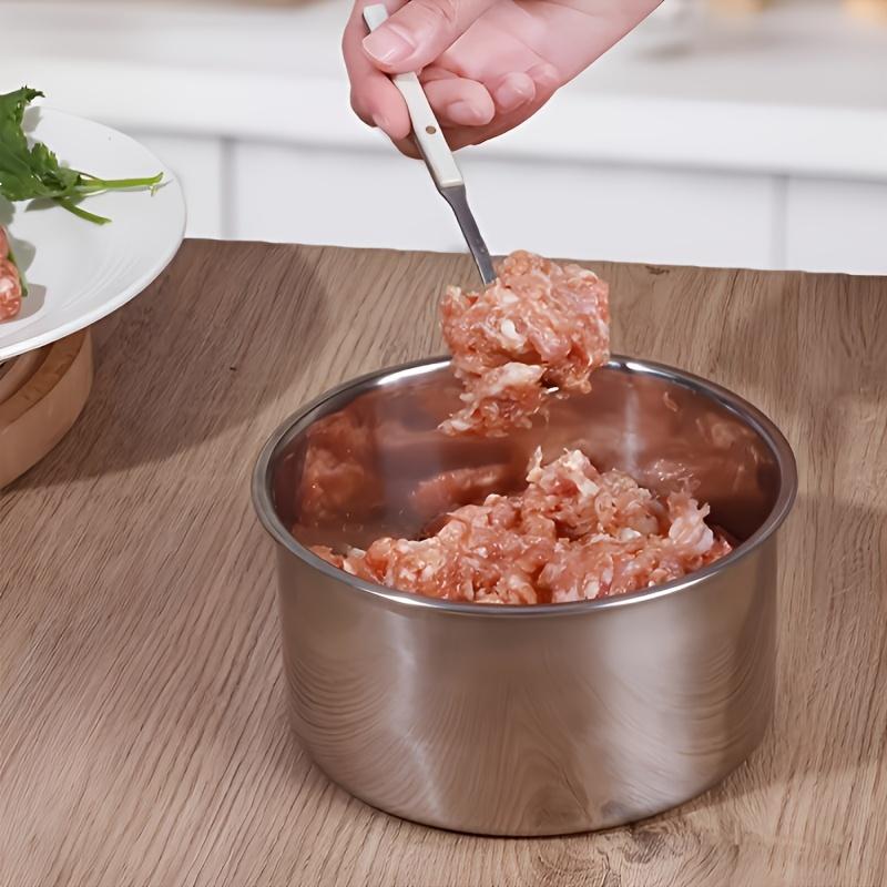 1 шт. Нержавеющая сталь Фрикаделька - Ручной инструмент для прессования, Легко моющийся Антипригарный Кухонный гаджет для DIY.