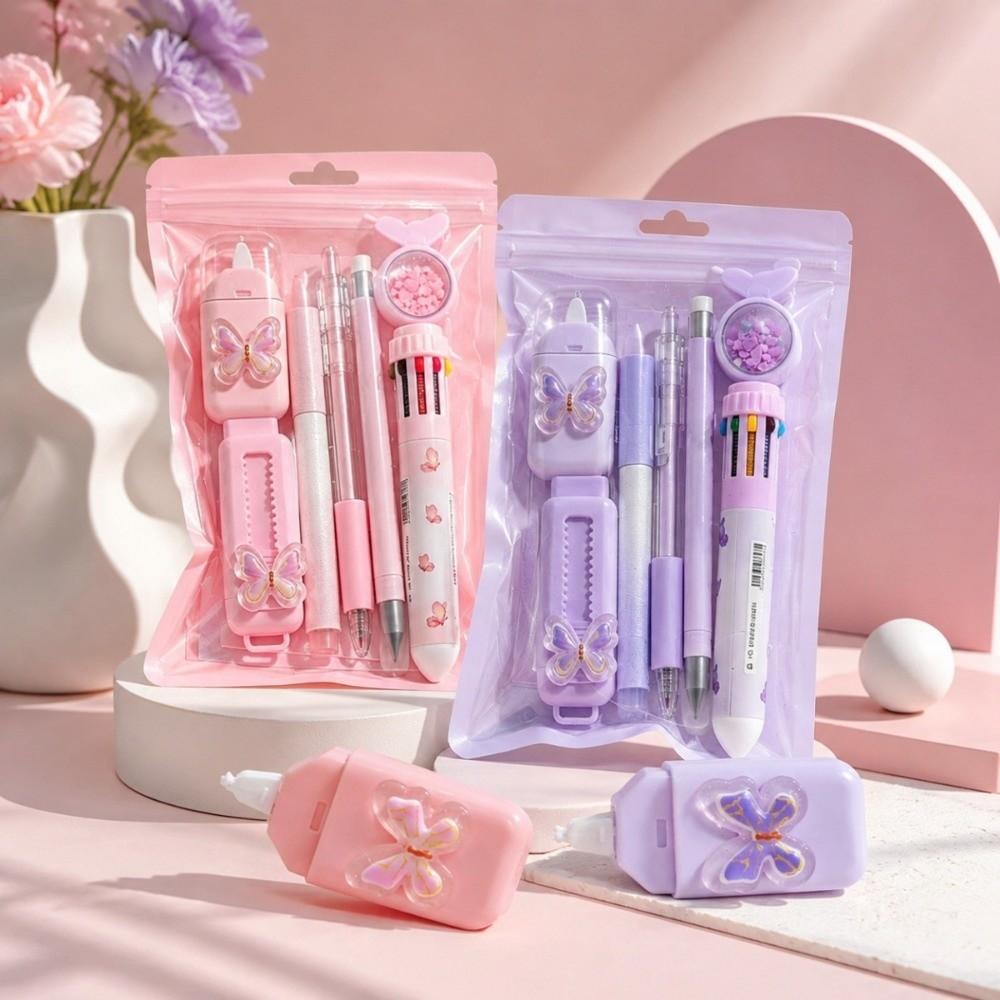 Butterfly Themed Stationery Kit Complete Stationery Ballpoint Pen Gel Pen  School Supplies