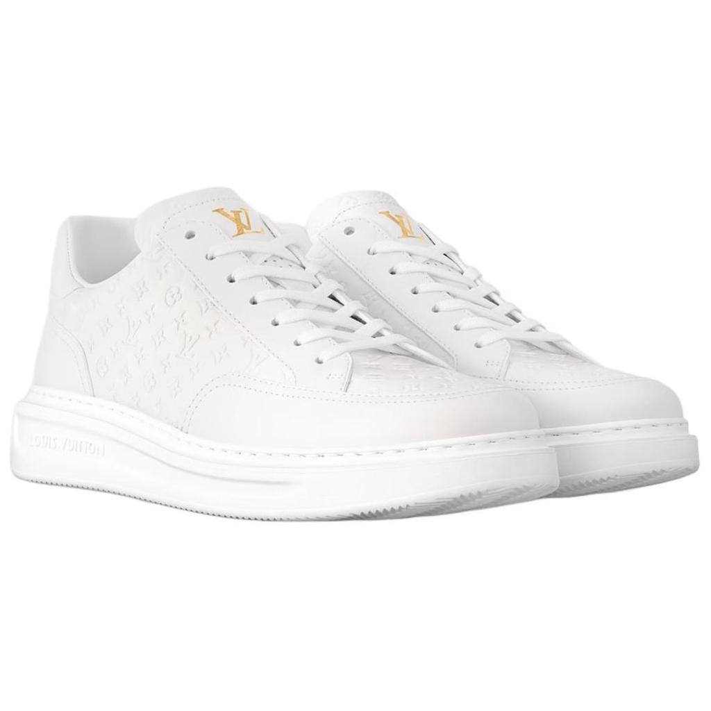 Louis Vuitton Кеды Beverly Hills из коровьей кожи, низкие, повседневные, мужские, белые 1ADDPN