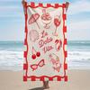 La Dolce Vita Beach Towel Summer Picnic Blanket Chic Tropical Resort Bath Mat Vacation Towel 70x140cm