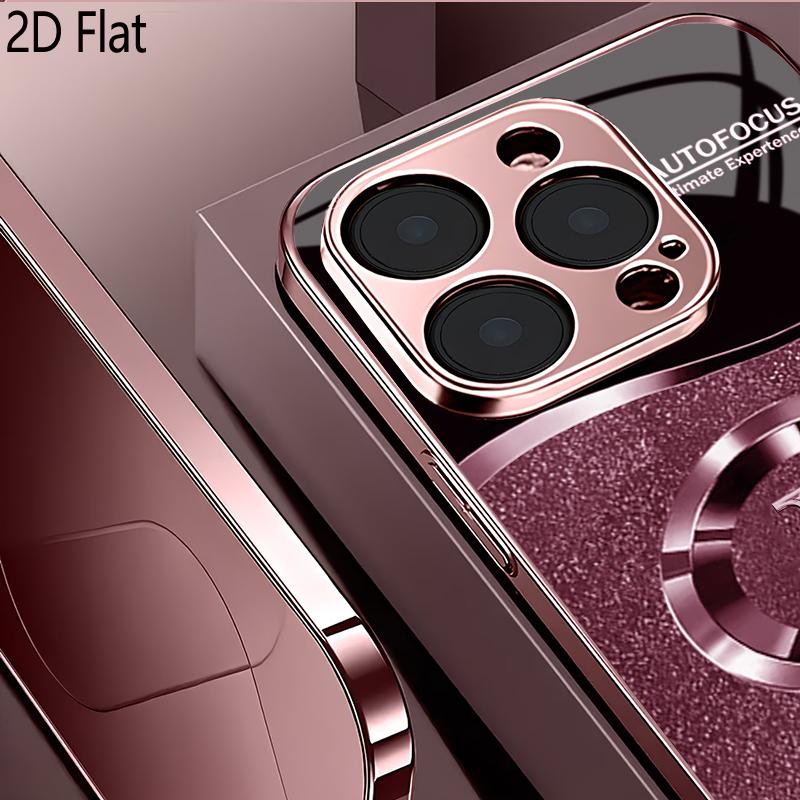 Розовый I 2DFlat Для iPhone17 18 16 15 14 13 12 11 Pro Max XS XR 8 7Plus Чехол для телефона Ударопрочный Защитная задняя крышка