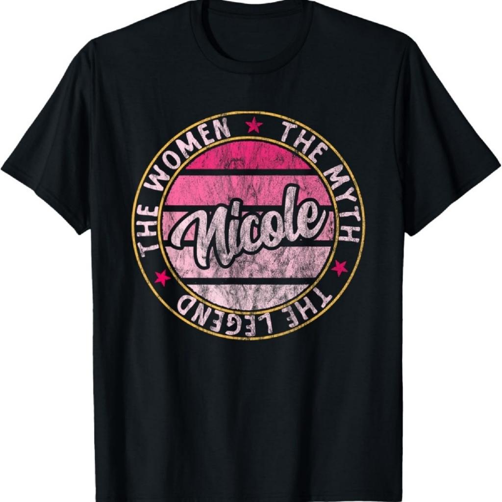 Николь Женщина Миф Легенда Имя Николь Футболка