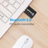 Автомобильный Bluetooth 5.0 аудиопередатчик USB Dongle беспроводной аудиопередатчик стерео музыкальный Bluetooth-адаптер для ноутбука