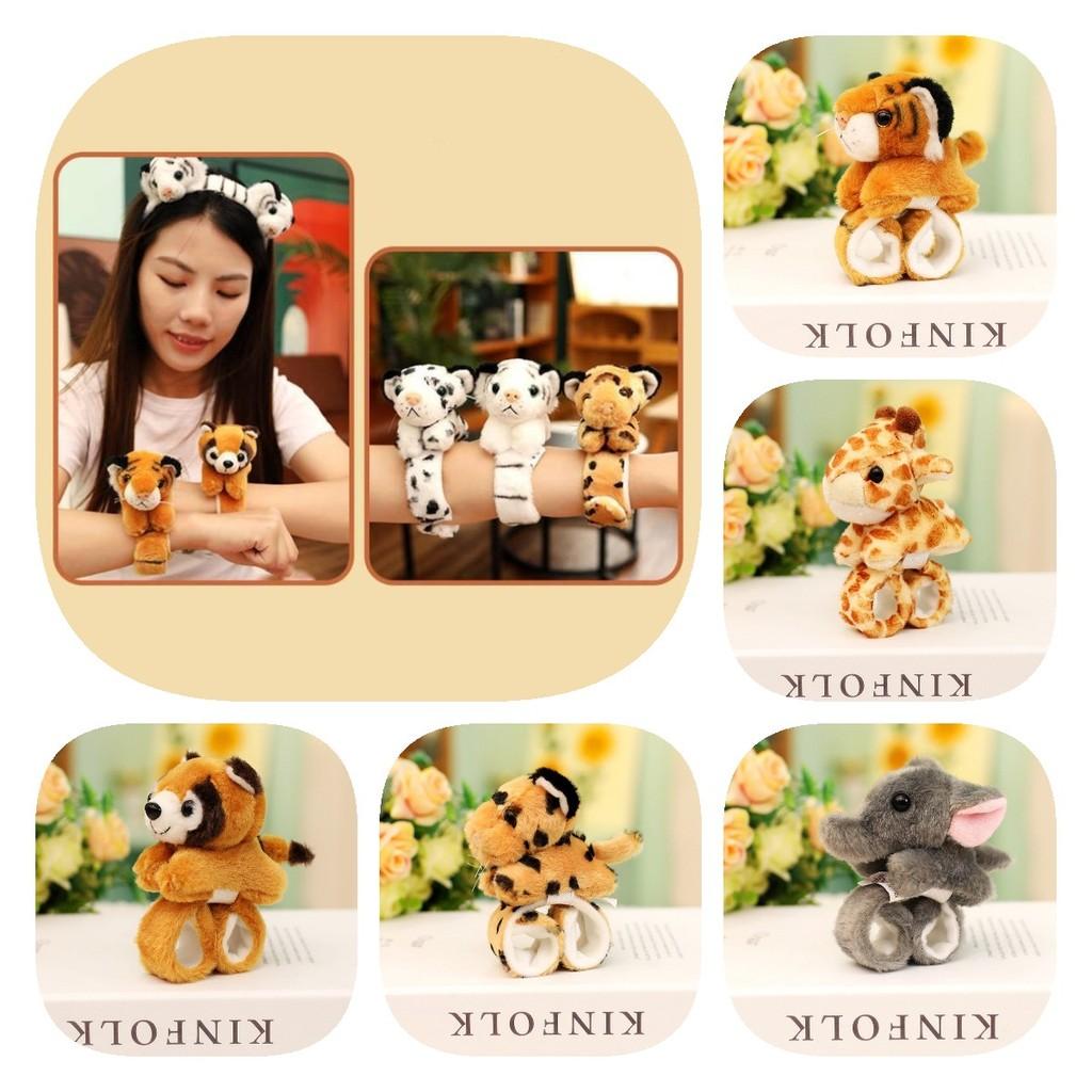 Очаровательные мультяшные плюшевые перчатки-лапы тигра с хвостом для детских выступлений и игр