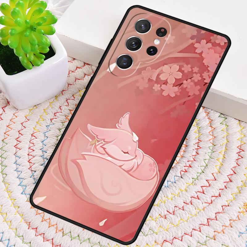 Силиконовый чехол для телефона Genshin Impact Яэ Мико для Samsung Galaxy note 10 pro S26 S25 S24 S23 S22 S21 Plus S25Ultra Capa Cover