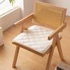 Milk Fleece Dining Chair Cushion Tatami Plush Thick Square Cushion 45x45 50x50 Warm Pads for Office Bedroom Kitchen Chairs Mats