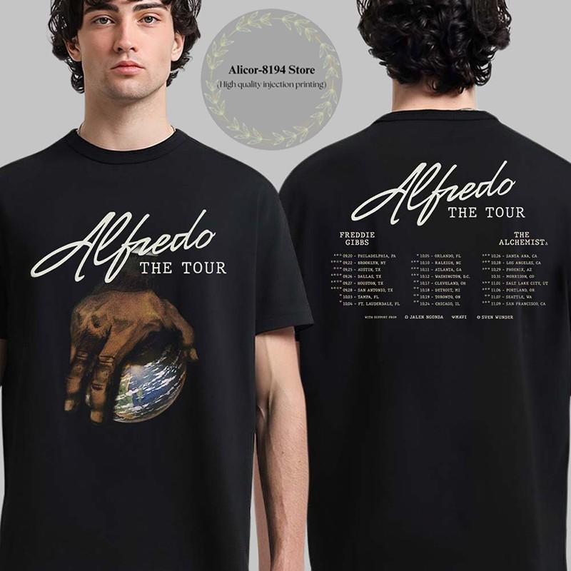 Mavi Alfredo The Tour 2025 Города Северной Америки Даты Двусторонняя Футболка Мужская Женская Футболки Топ