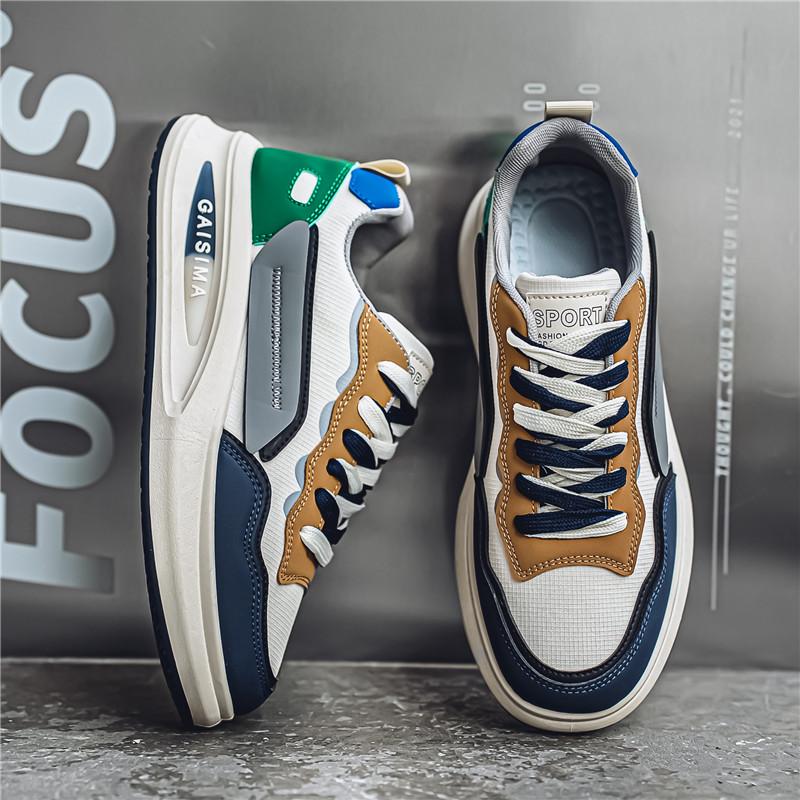 Новая мода мужская обувь Four Seasons удобная обувь для студентов и мальчиков трендовые мягкие подошвы дышащие повседневные кроссовки для бега