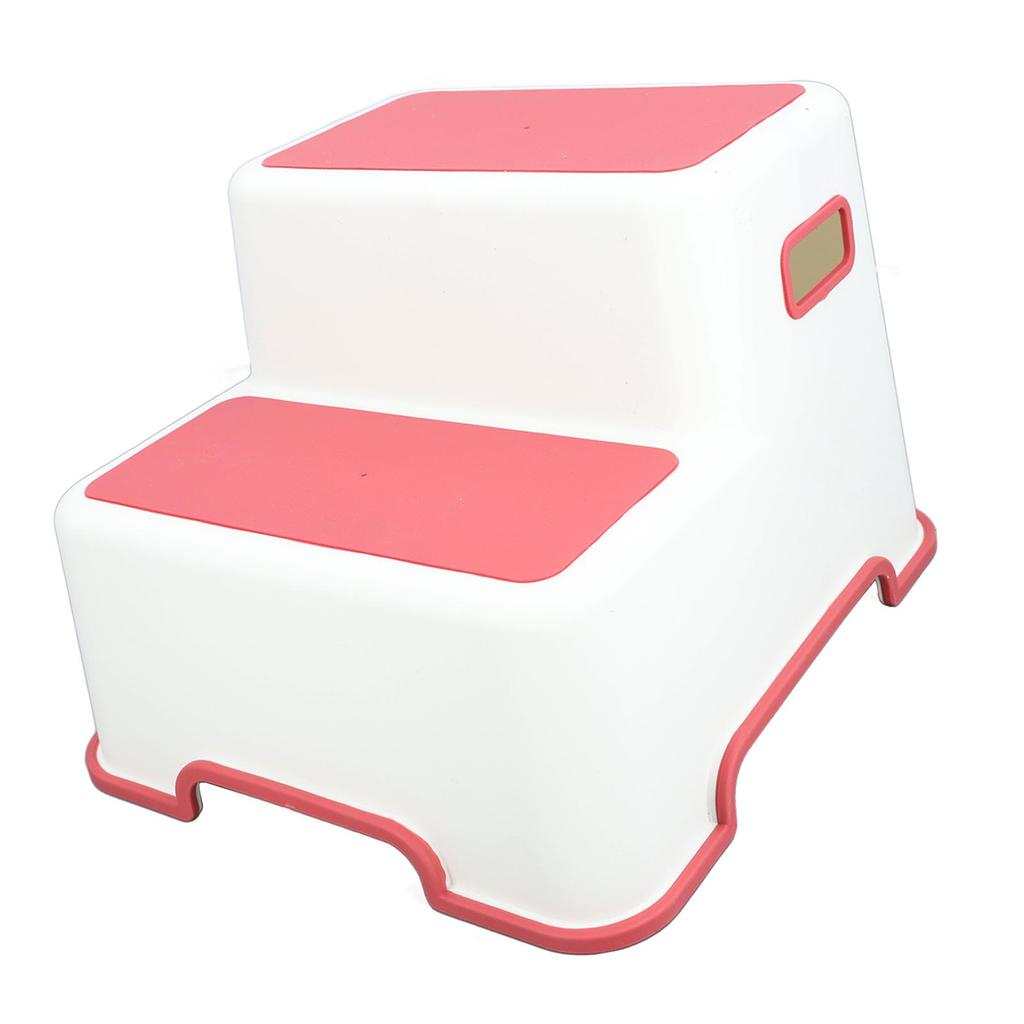 Children Step Stool Plastic 2 Levels Non Slip Thickened Toddler Step Stool for Handwashing