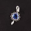 December Natural Tanzanite Best Sisters Gift Pendant Jewelry 925 Sterling Silver PP-4-4