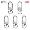 1/5 шт. фурнитура DIY брелок разъемное кольцо застежка-карабин воротник карабин для сумок пряжки для ремня