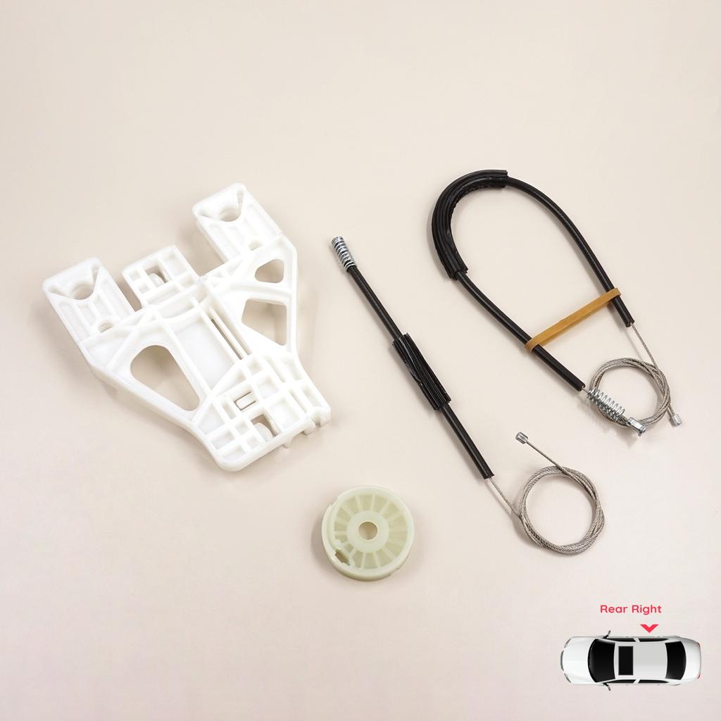EWR5073 Window Regulator Repair Kit Rear Right for Q5 SQ5 8R 8RB 2008-2018 5-Door 8R0839462