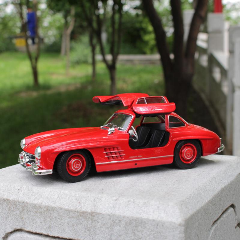 WELLY 1/24 Mercedes Benz 300SL Сплав Масштабная Модель Автомобиля Модель Литой Металл Статическая Коллекция Детская Игрушечная Машина Транспортные Средства Подарки