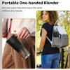 Portable Fruit Juicer 6 Sharp Blades Rechargeable Personal Multifunctional Handheld Mini Blender Cup for Shakes and Smoothies
