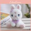 Plush Style National Bunny Keychain Pendant Toy For Bag Decor And Gift Accessory